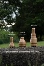 (Pre-order) Wooden Kokeshi Bird Sculptures | Aeropalmics x Sakurai Kokeshi
