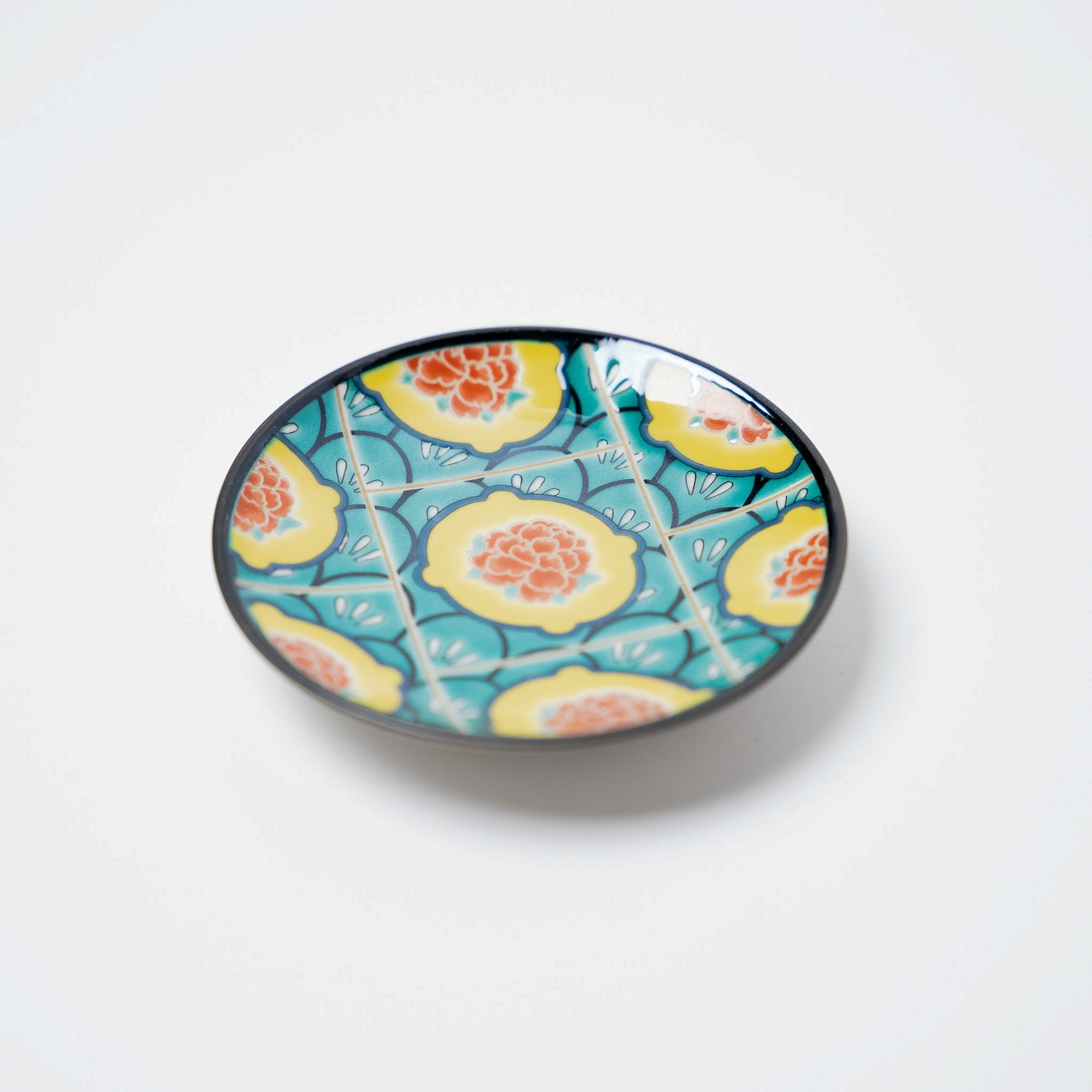 Supermama x Candlenut | Peranakan Mamezara Tile Sauce Dish (10.5cm)