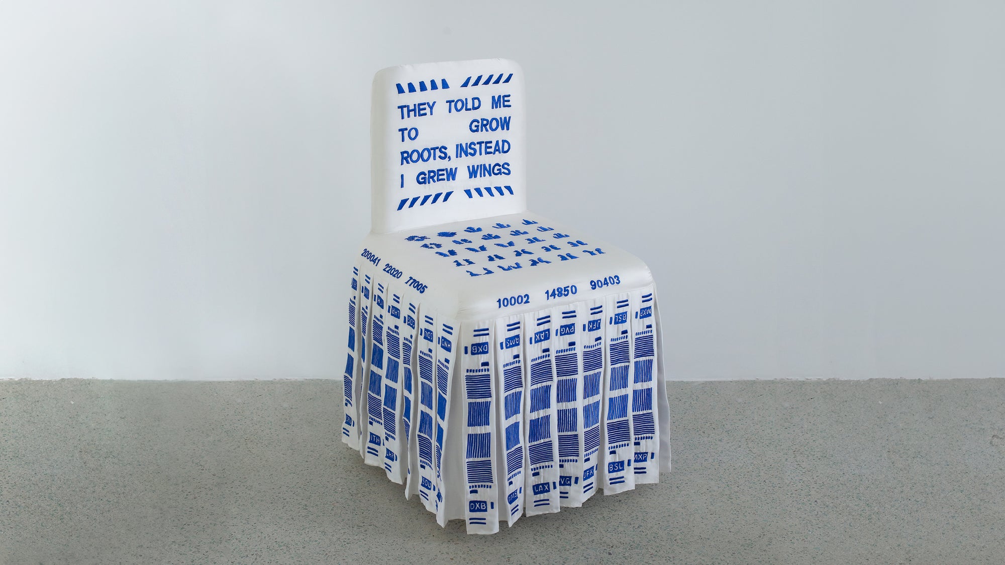 "They Told Me" chair