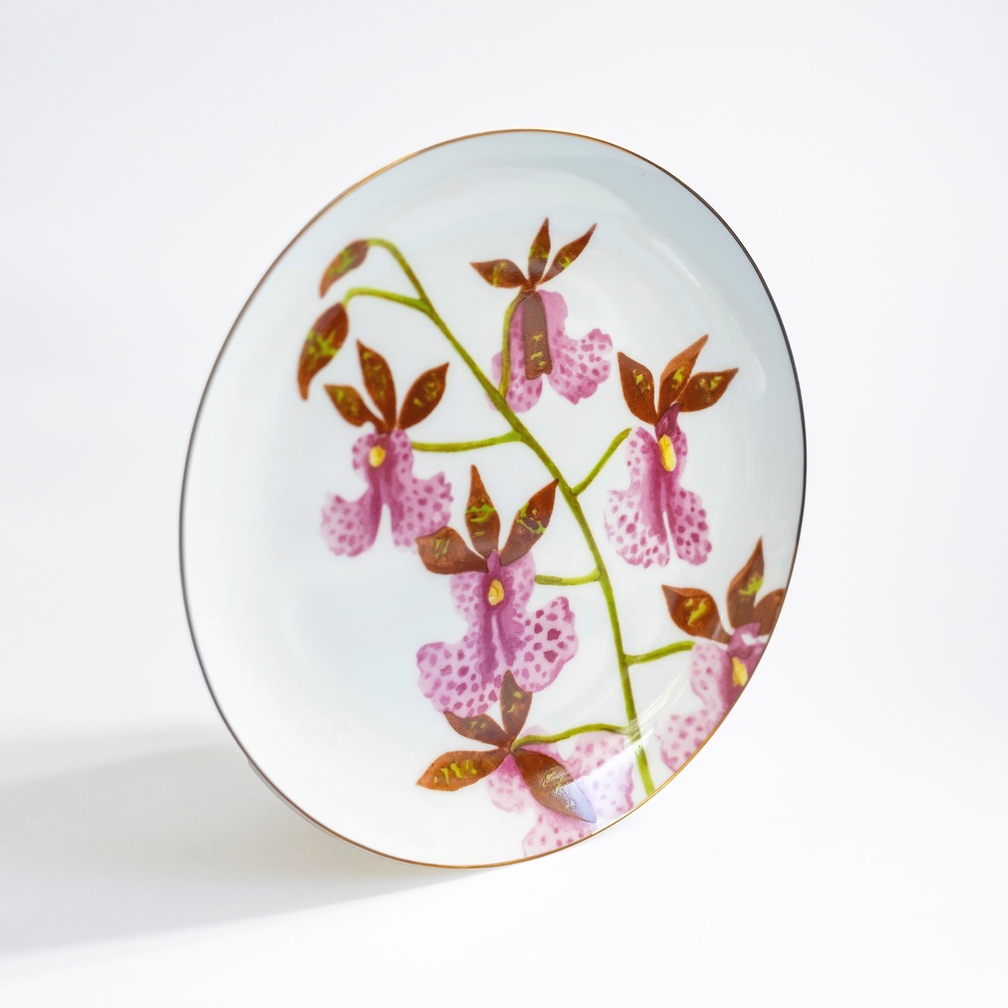 The Garden of Rest - Pink Spotted Orchid 8" Plate