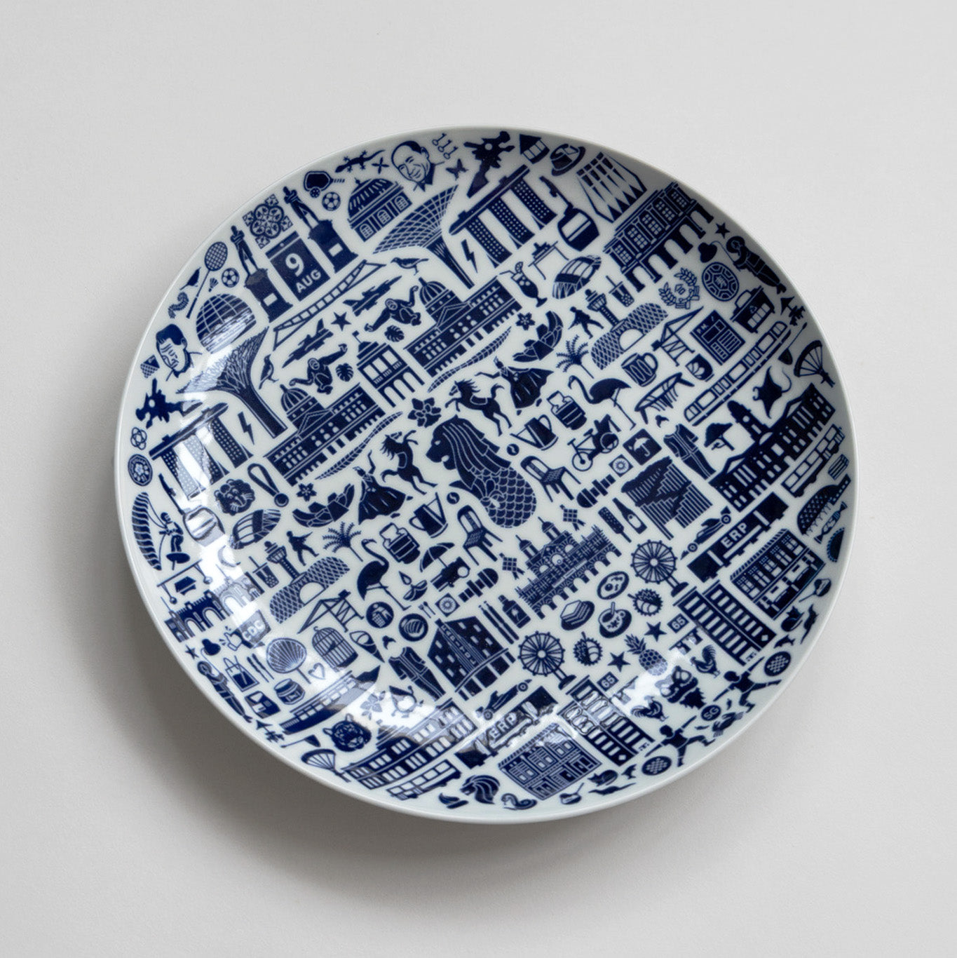 新品 SUPERMAMA SINGAPORE BLUE プレート2枚セット有田焼 The Singapore Blue Collection – Supermama Store