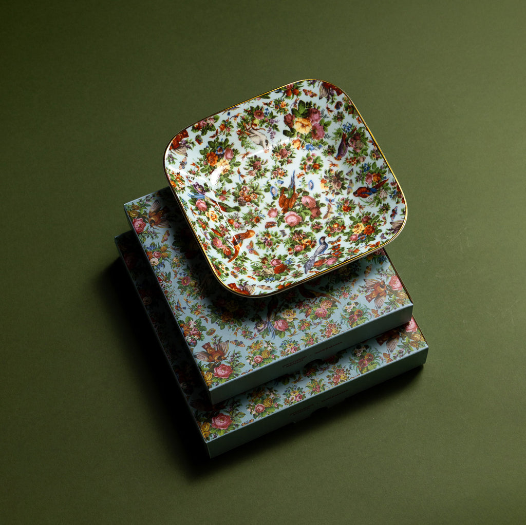 The Beaded Garden Collection - Bone China Tray
