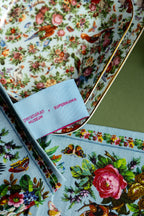 The Beaded Garden Square Tea Towel