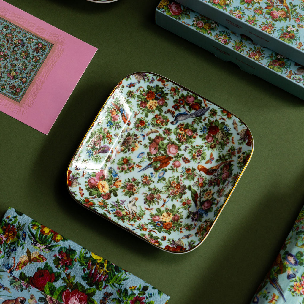 The Beaded Garden Collection - Bone China Tray