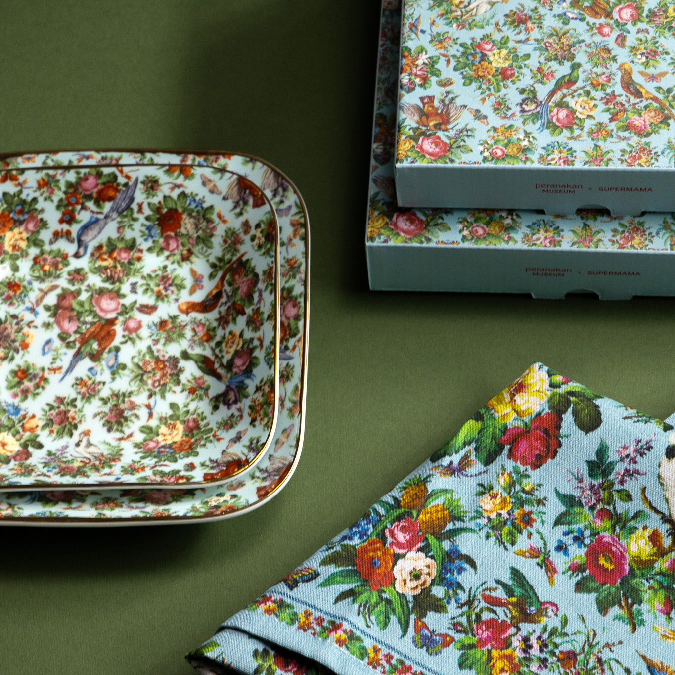 The Beaded Garden Collection - Bone China Tray
