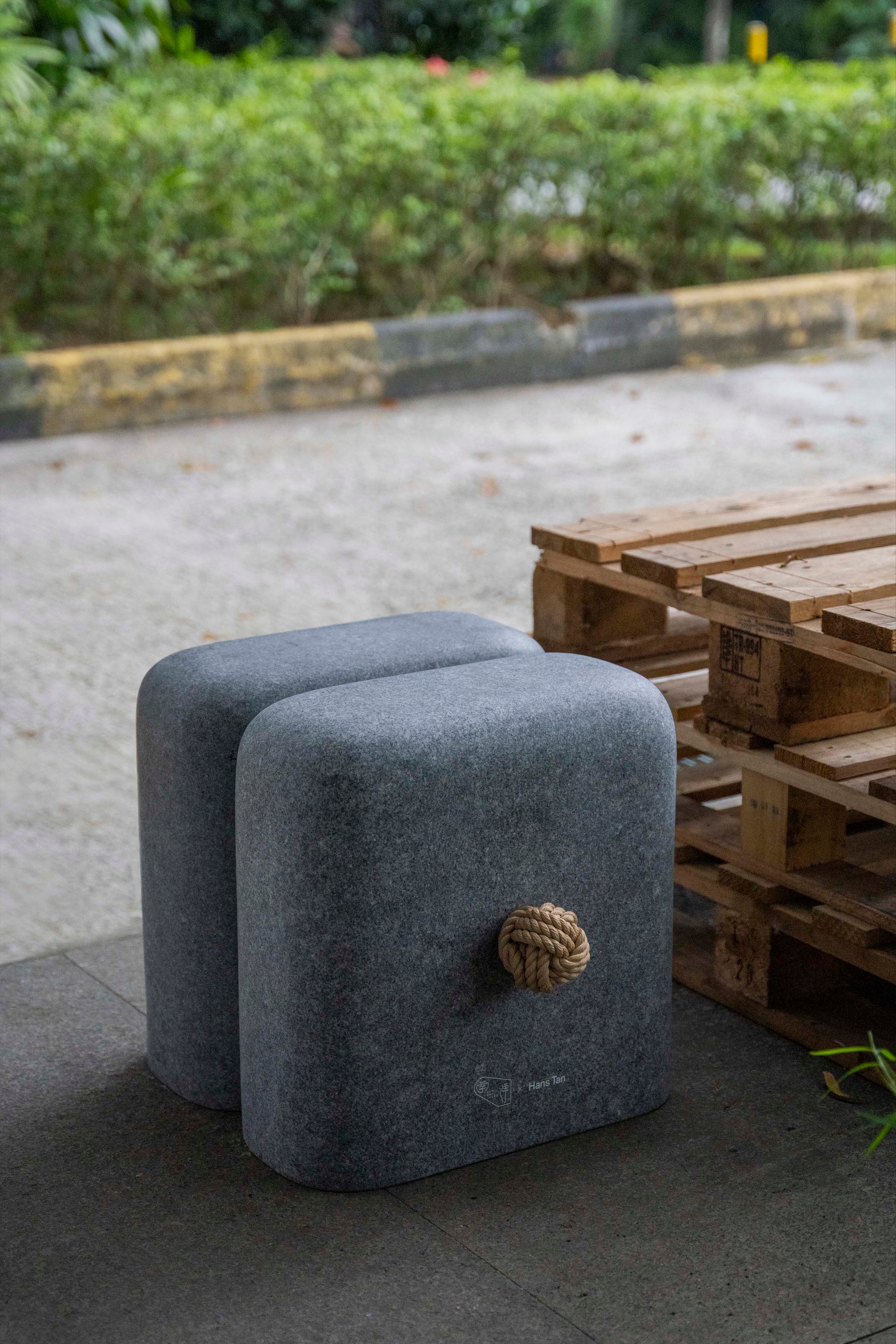 (Preorder) Five Swords Soft Peaks | Hans Tan x Aoishima Aji Stone Stool