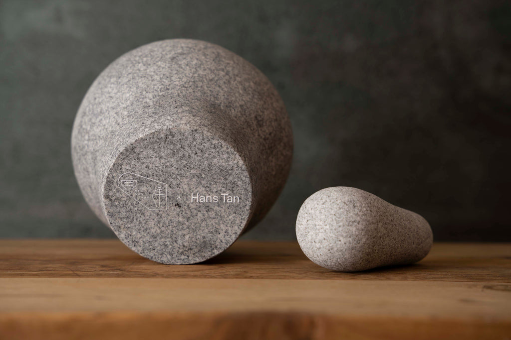 Five Swords | Hans Tan x Aoishima Aji Stone Mortar and Pestle