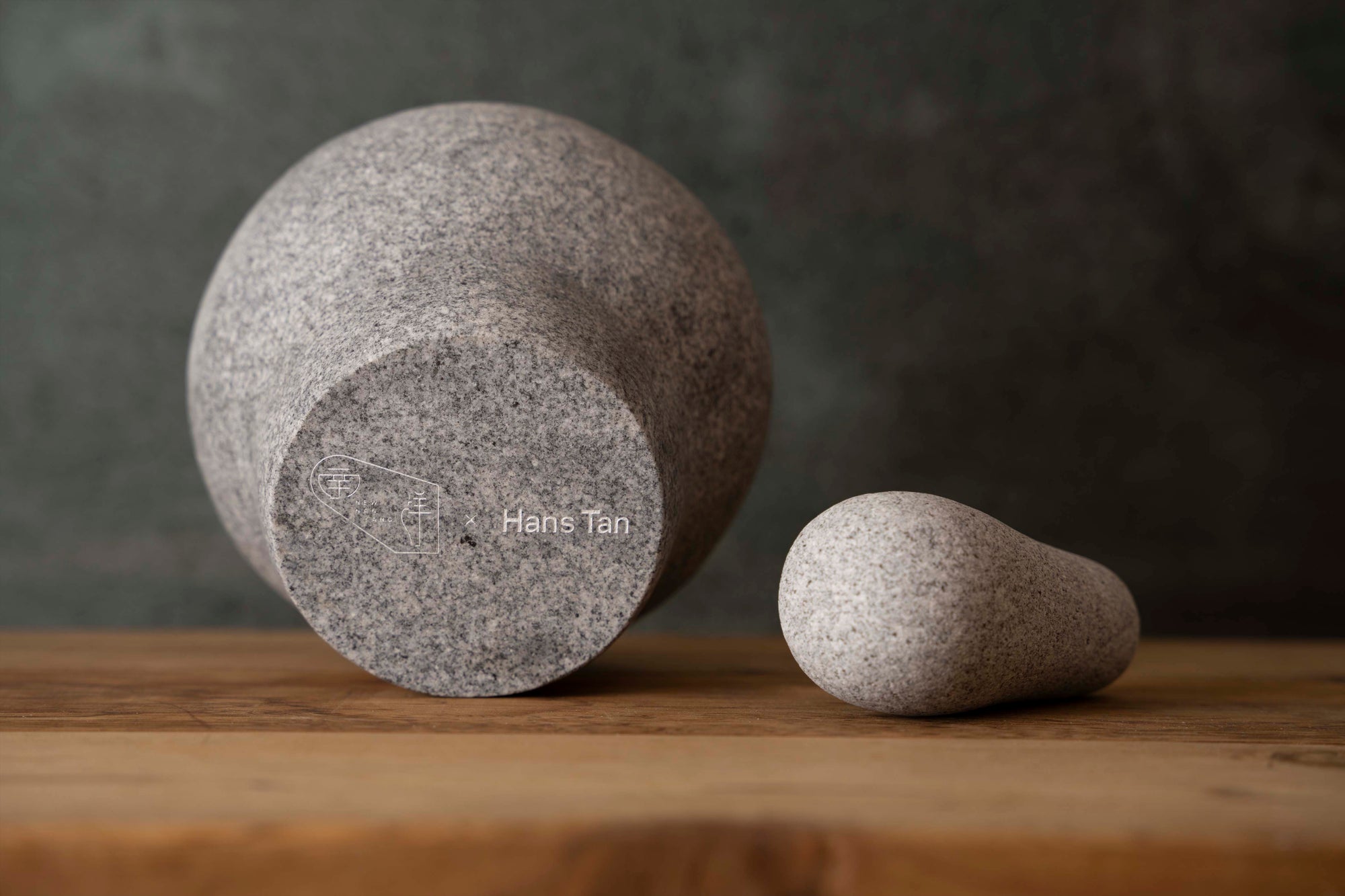 Five Swords | Hans Tan x Aoishima Aji Stone Mortar and Pestle