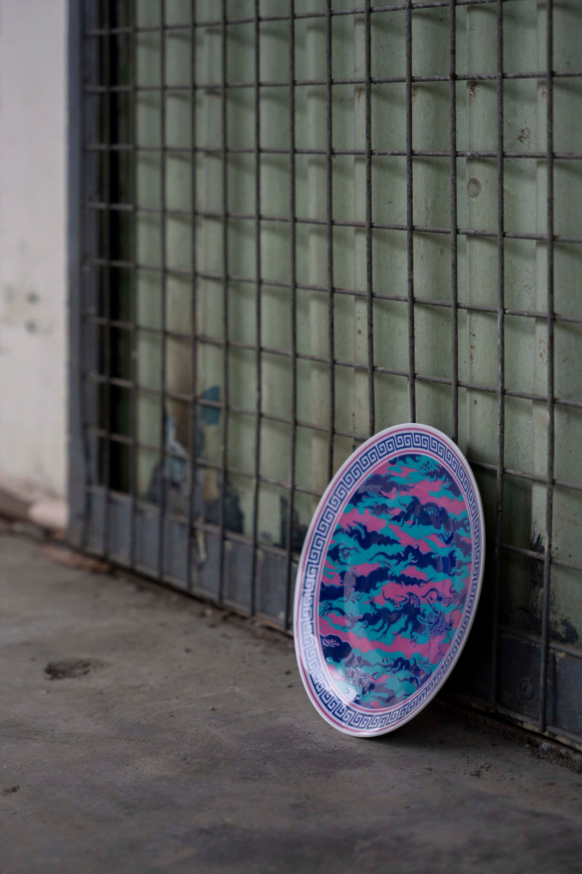 Dragon Disruptive Pattern Porcelain Piece | Jahan Loh x Kanezen Gama