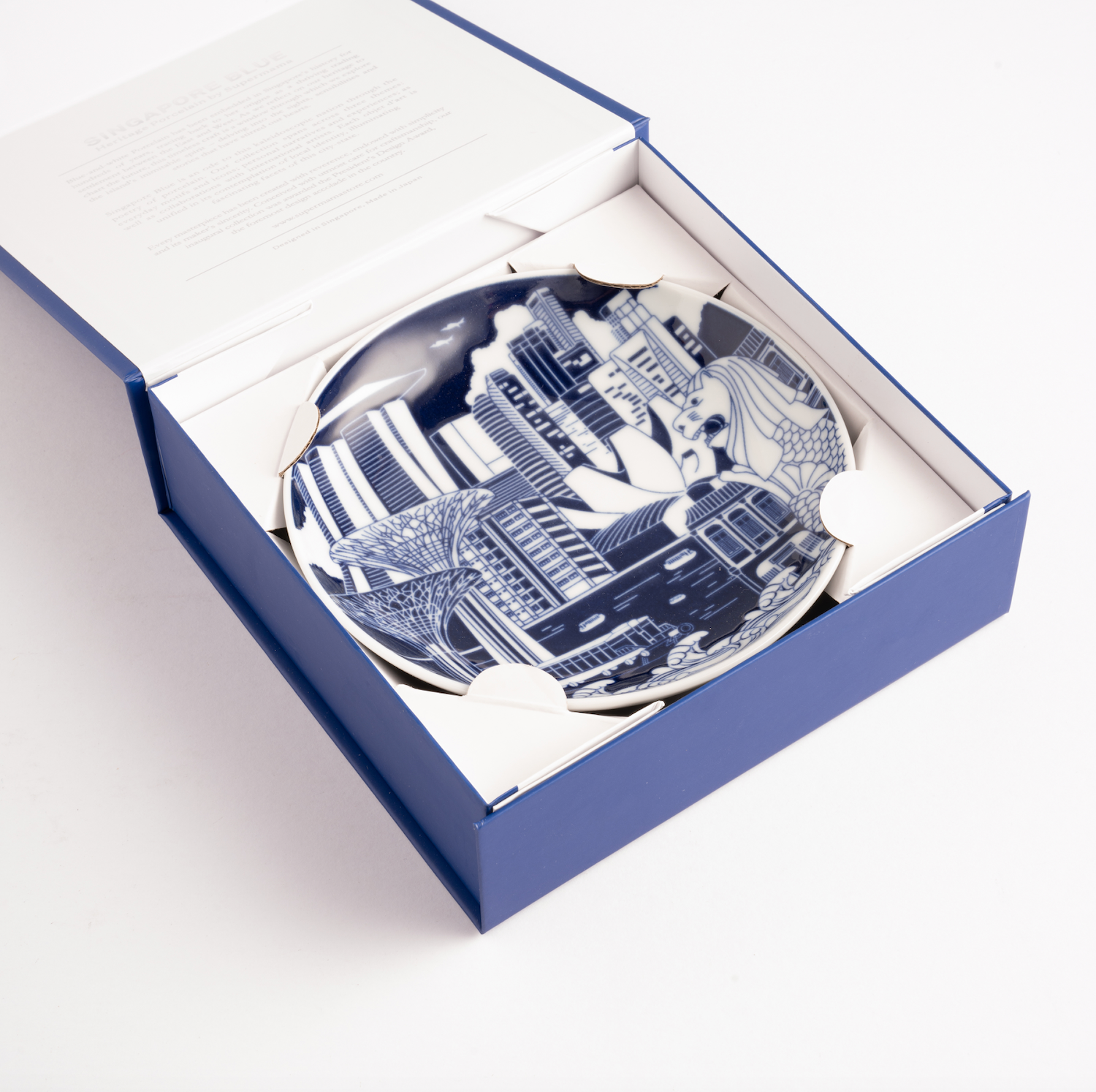 Singapore Cityscape Porcelain Plate (15cm)