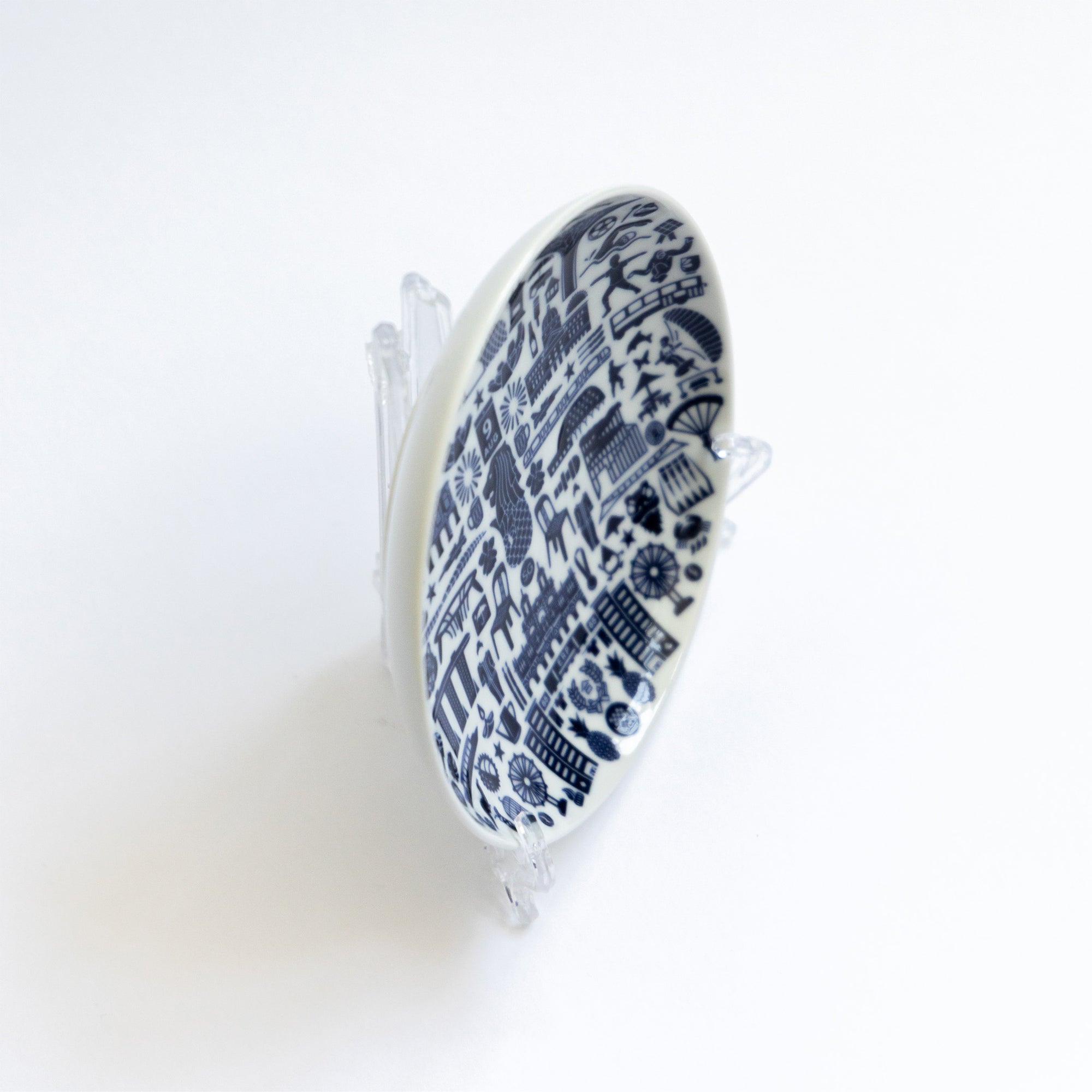 Clear Plate Stand
