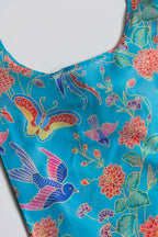 The Peranakan Paradise Blue Eco Bag