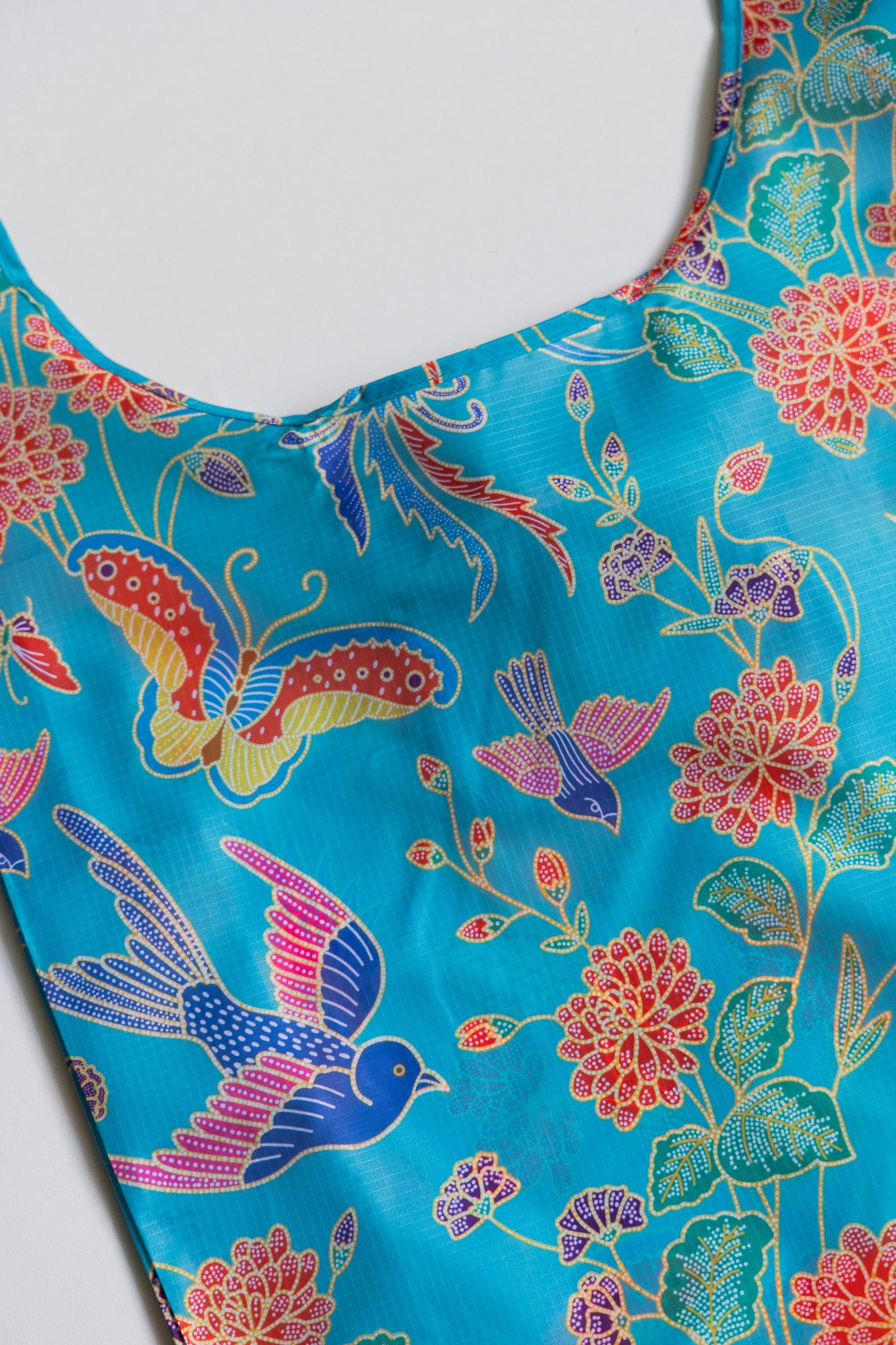 The Peranakan Paradise Blue Eco Bag