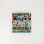 The Beaded Garden Square Tea Towel