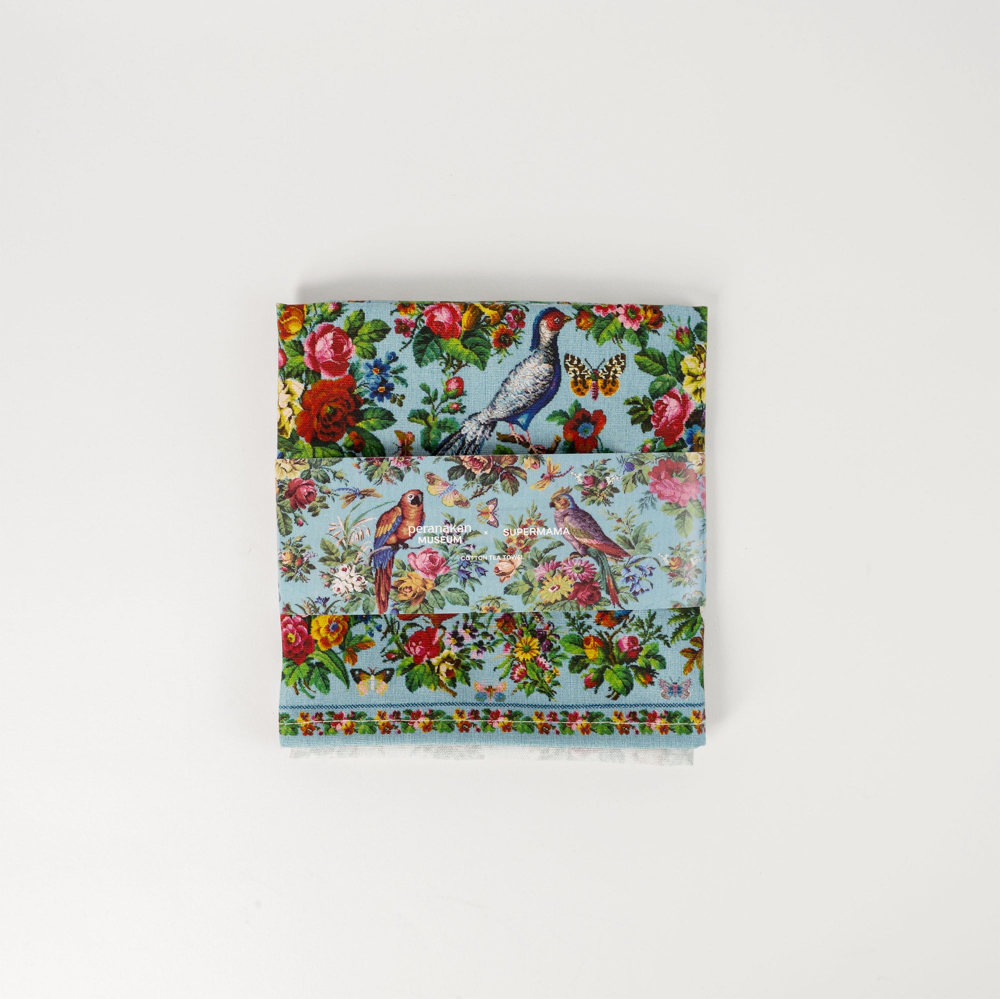 The Beaded Garden Square Tea Towel