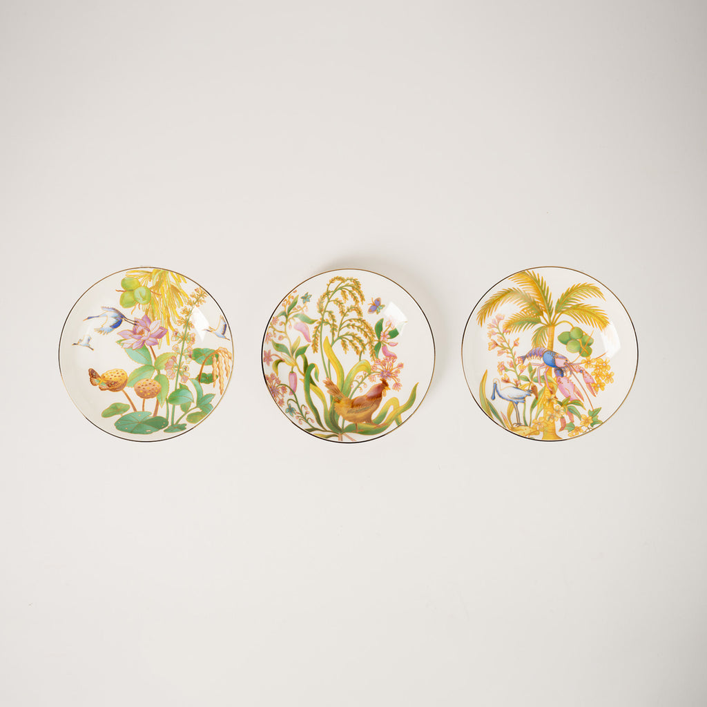 [New Launch] The Island Bloom Collection - Set of 3 Saucers