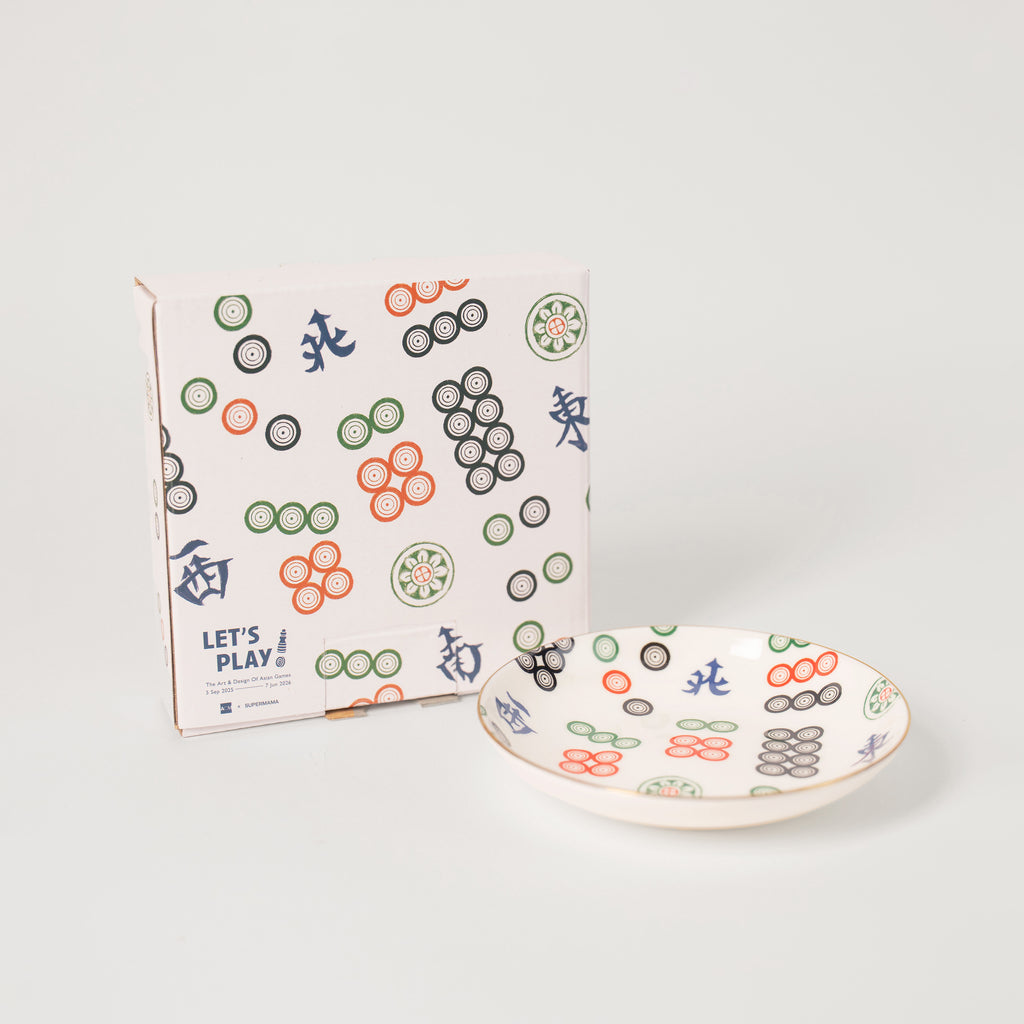 The Mahjong Bone China Sauce Dish (Circles)