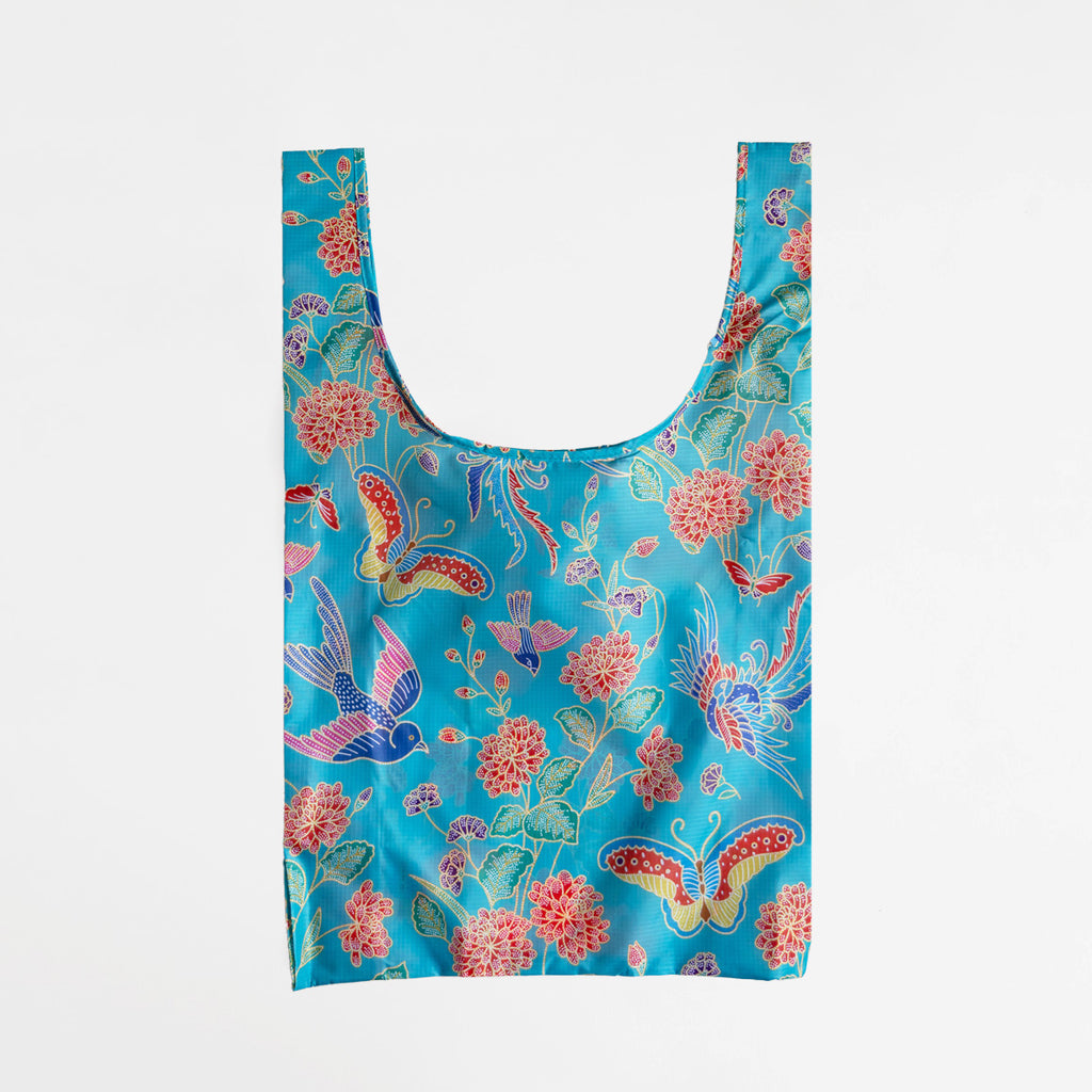The Peranakan Paradise Blue Eco Bag