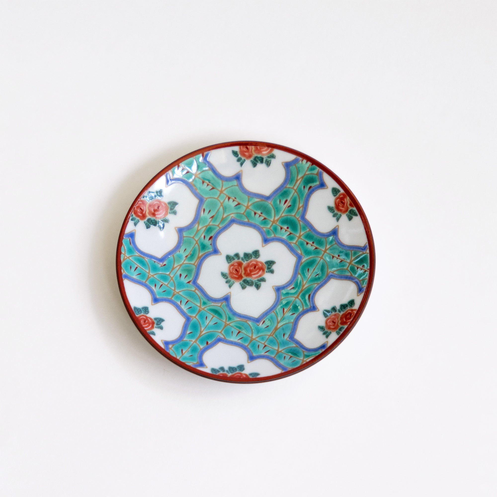 The Peranakan Rose Mamezara Sauce Dish </br>