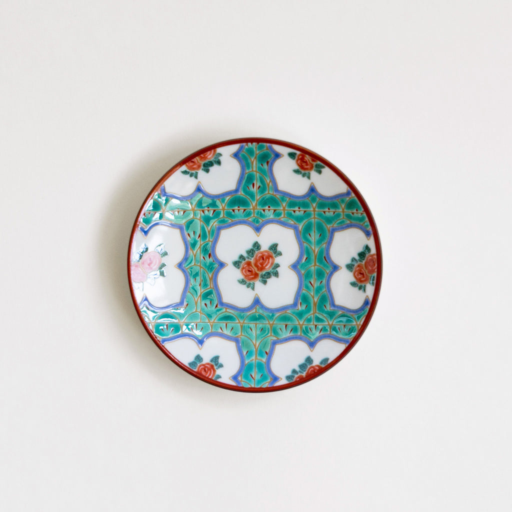 The Peranakan Rose Mamezara Sauce Dish </br>