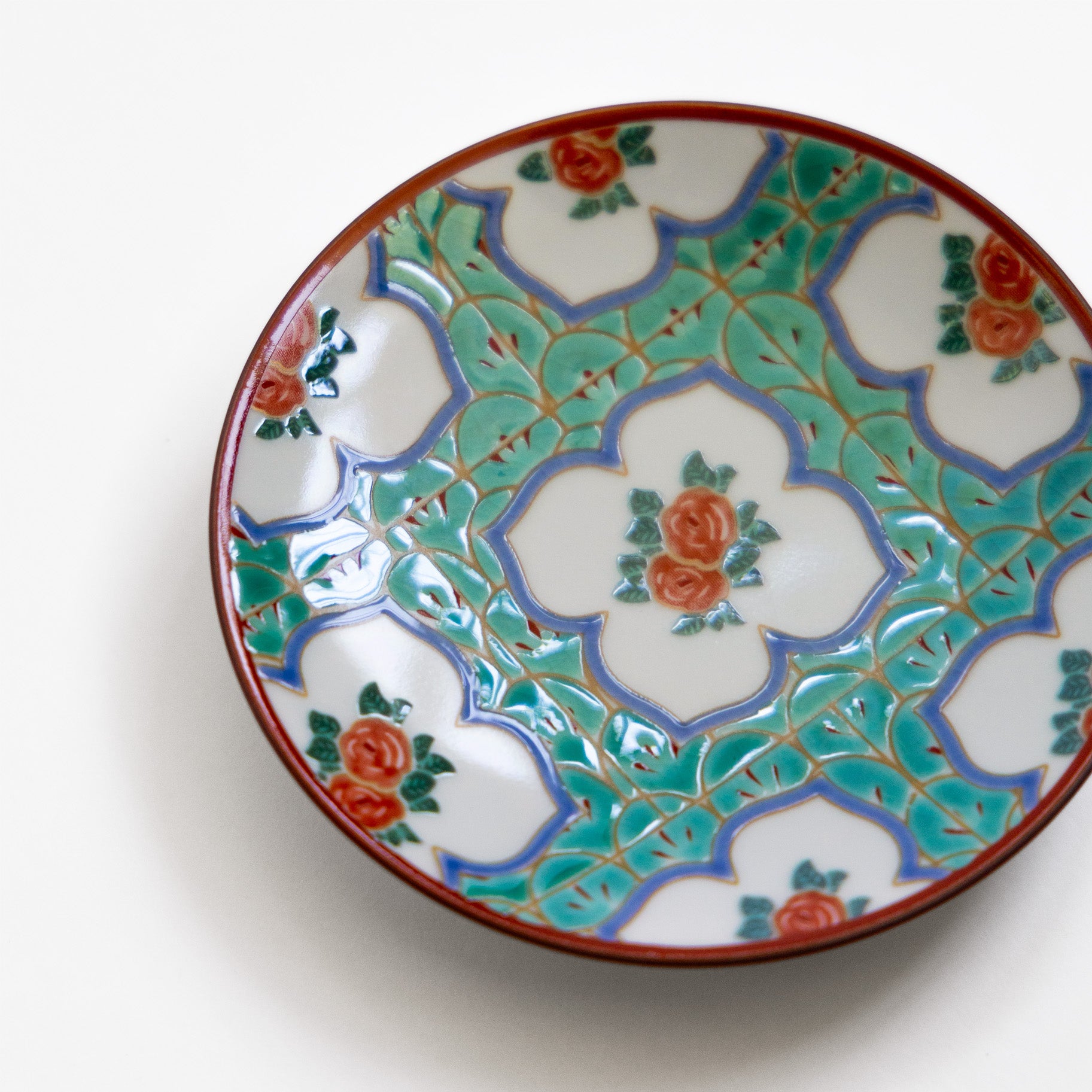 The Peranakan Rose Mamezara Sauce Dish </br>