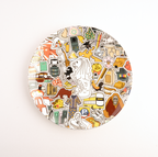 Singapore Stickers - Merlion 8 Inch Plate