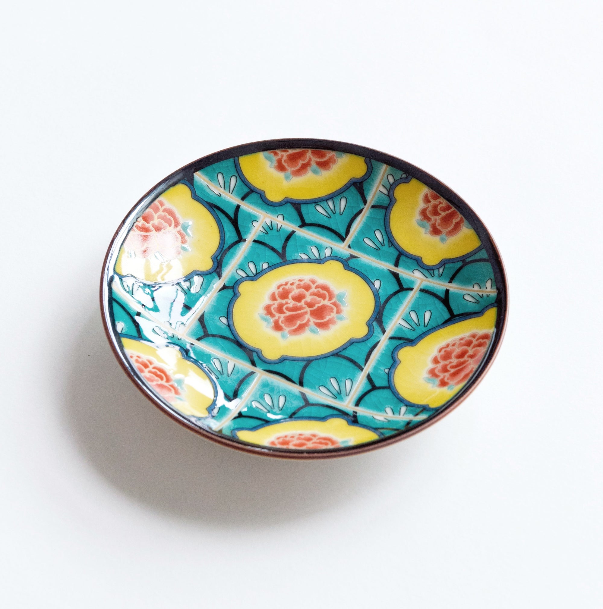 Supermama x Candlenut | Peranakan Mamezara Tile Sauce Dish (10.5cm)