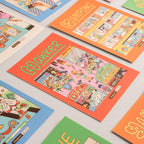 Singapore A to Z - Single illustrated Postcard