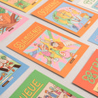Singapore A to Z - Single illustrated Postcard