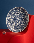 Kebaya Bleu - White Porcelain Plate (15cm)