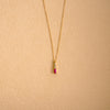 Ruby Diamond Necklace