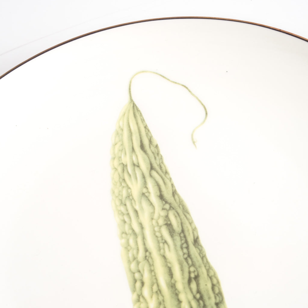 Pasar Botanica- Bittergourd 8 Inch Plate