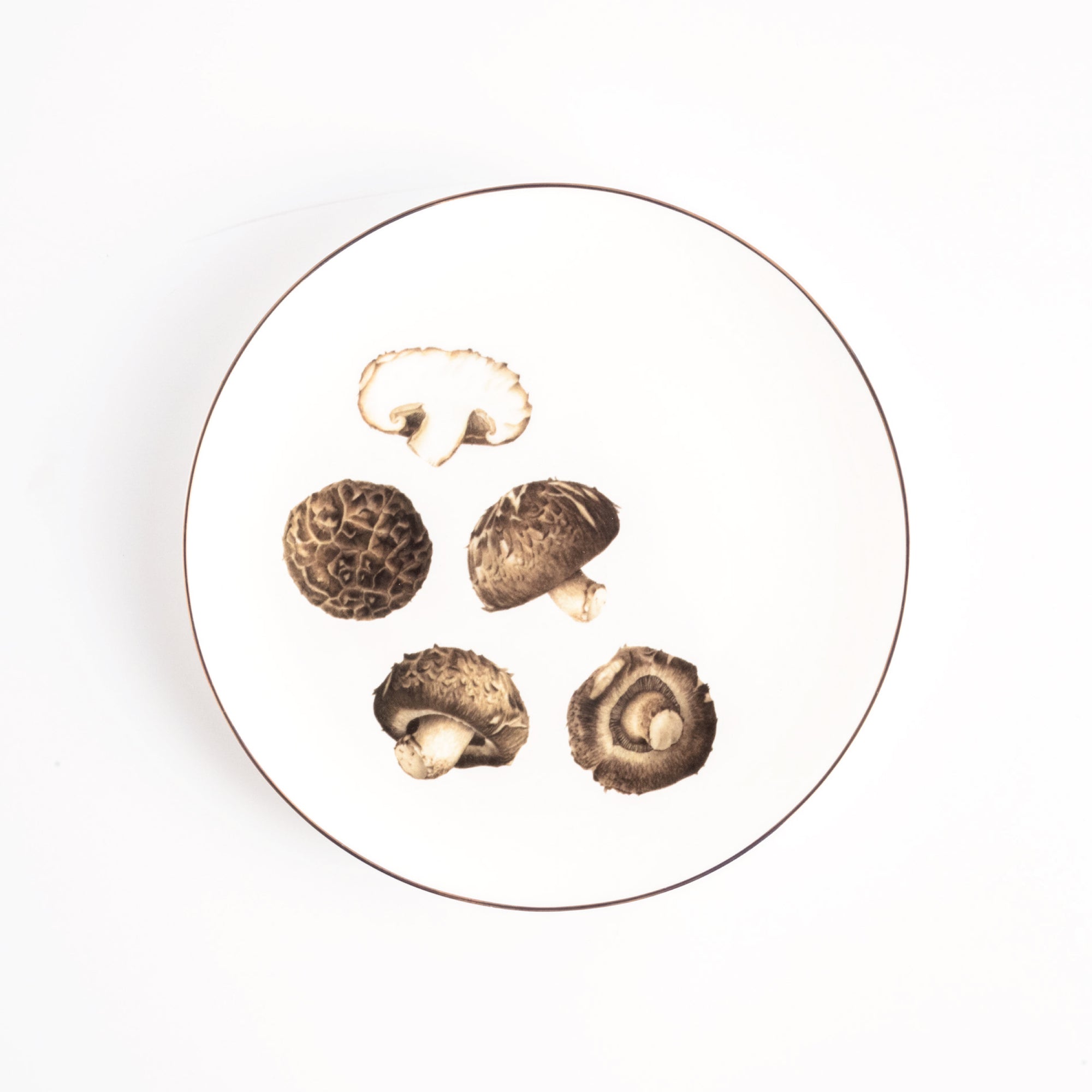 Pasar Botanica- Shiitake 8 Inch Plate