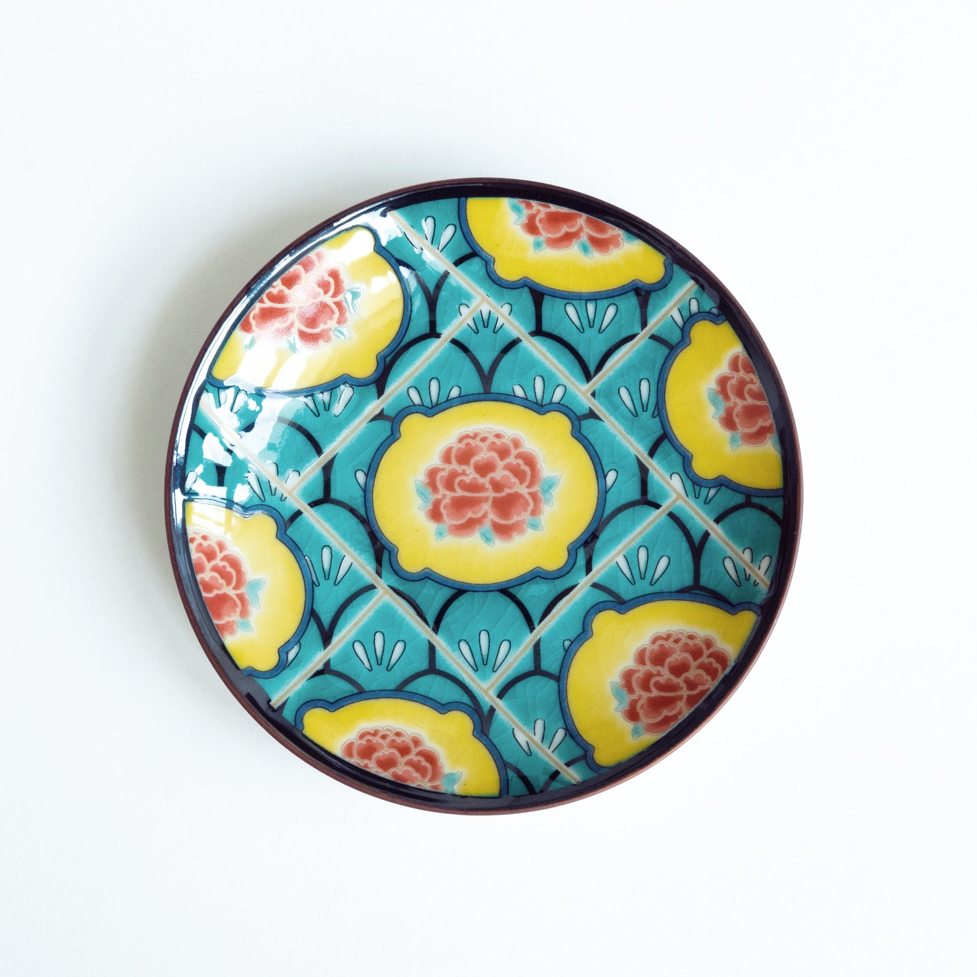 Supermama x Candlenut | Peranakan Mamezara Tile Sauce Dish (10.5cm)
