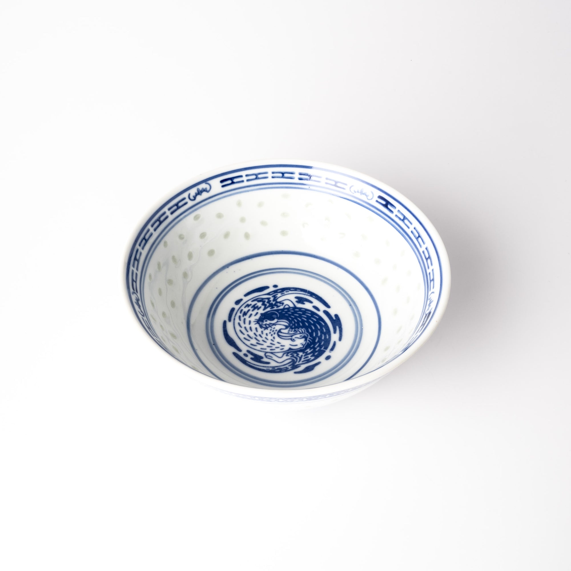 Otters Rice Grain Porcelain - Noodle Bowl (Set of 2)