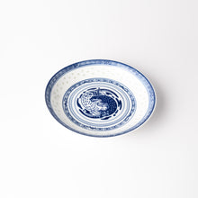  Otters Rice Grain Porcelain - Round Plate (Set of 2)