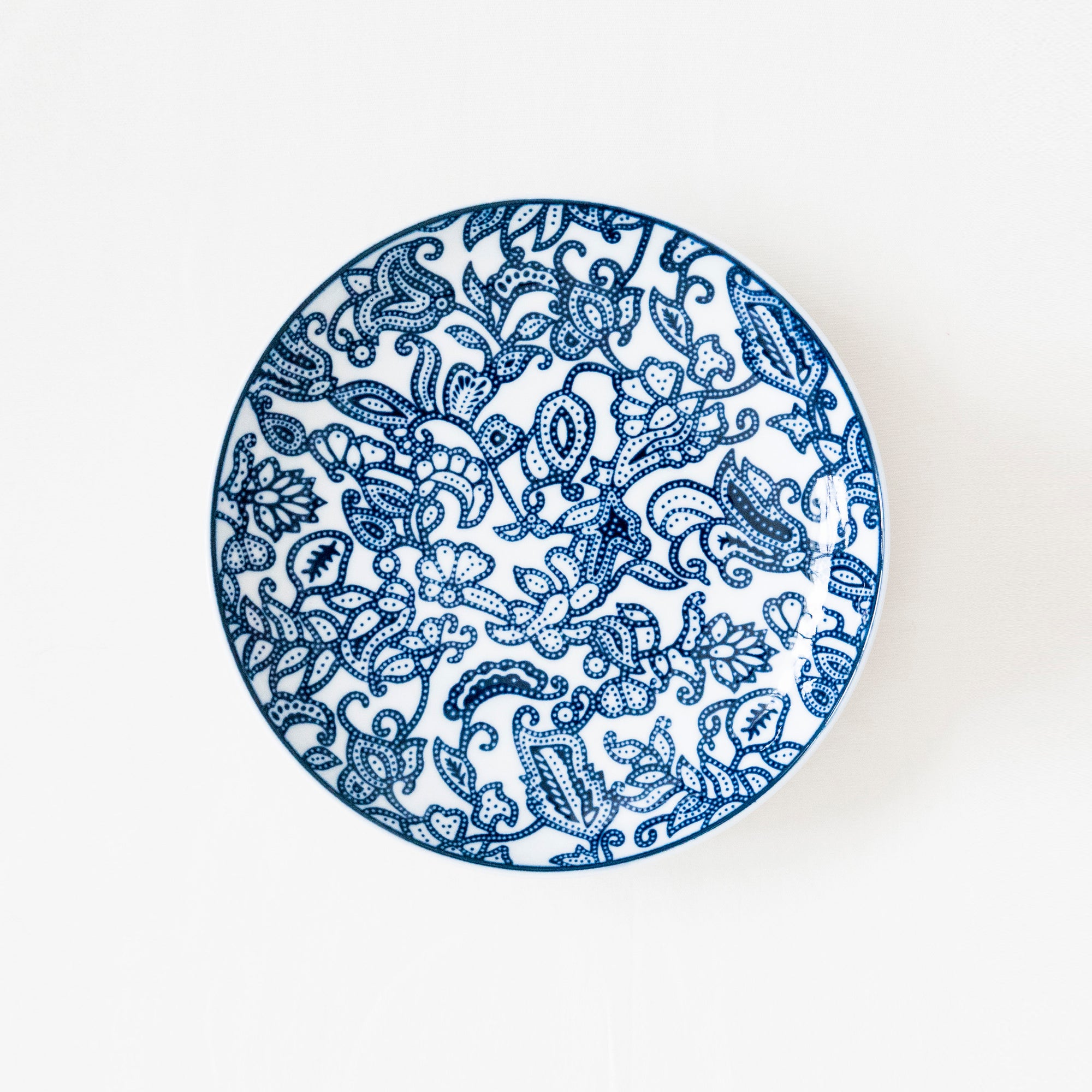 Kebaya Bleu - White Porcelain Plate (15cm)