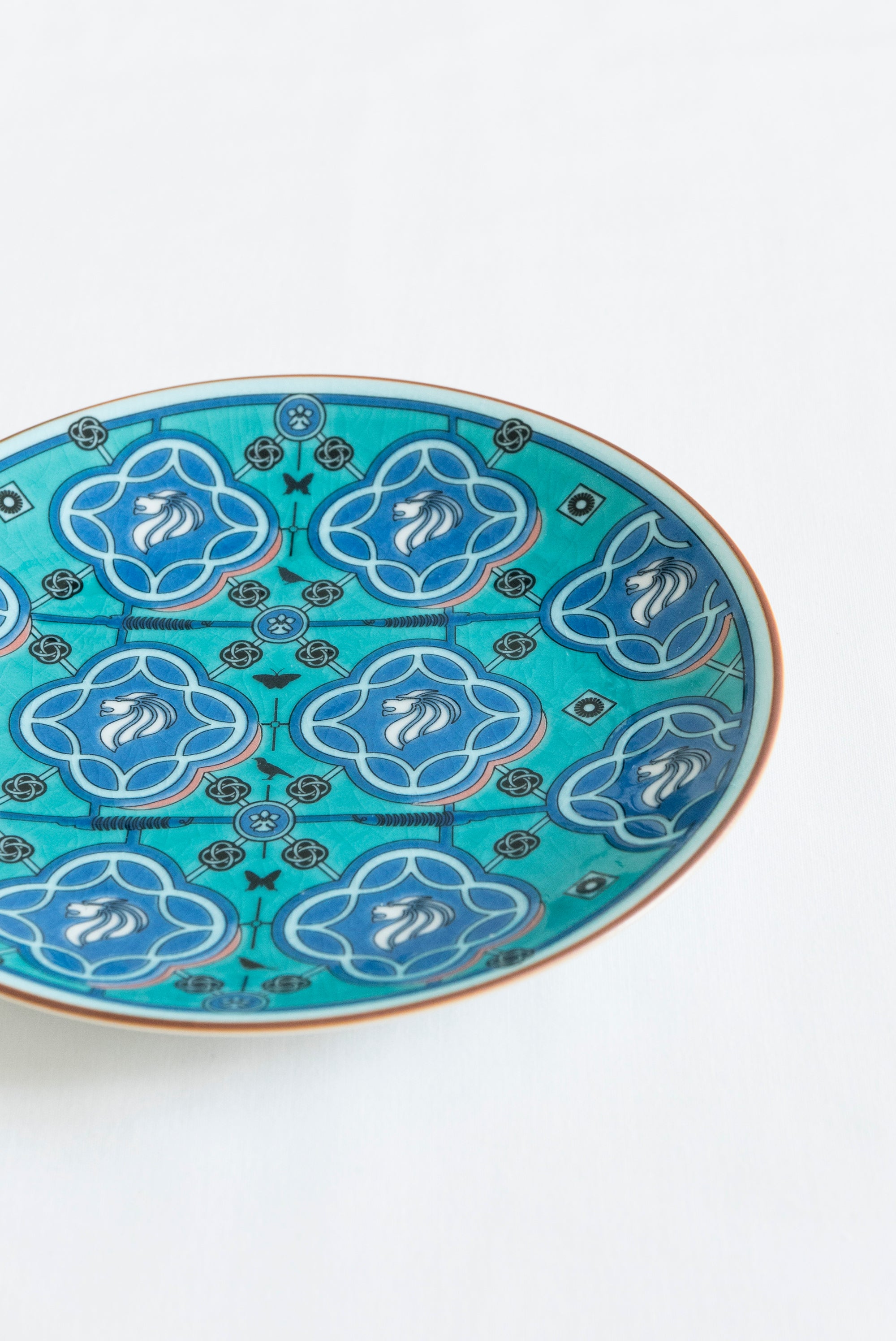 The Peranakan Merlion (16cm Porcelain Plate)