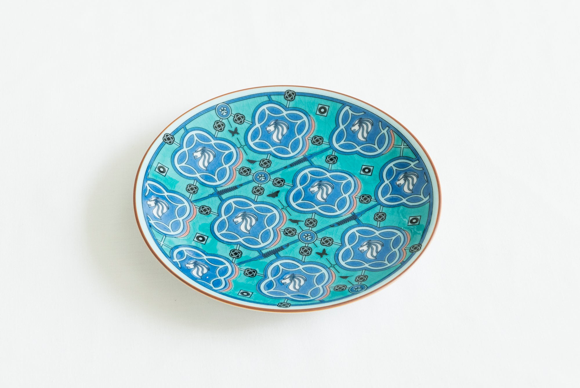 The Peranakan Merlion (16cm Porcelain Plate)