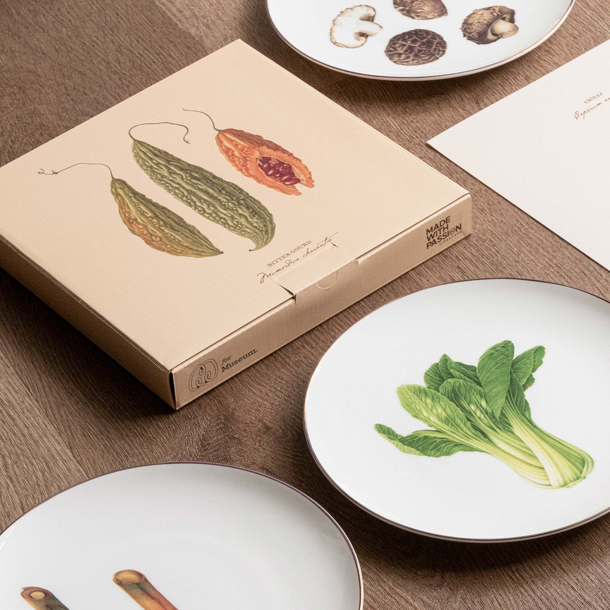 Pasar Botanica- Bokchoy 8 Inch Plate