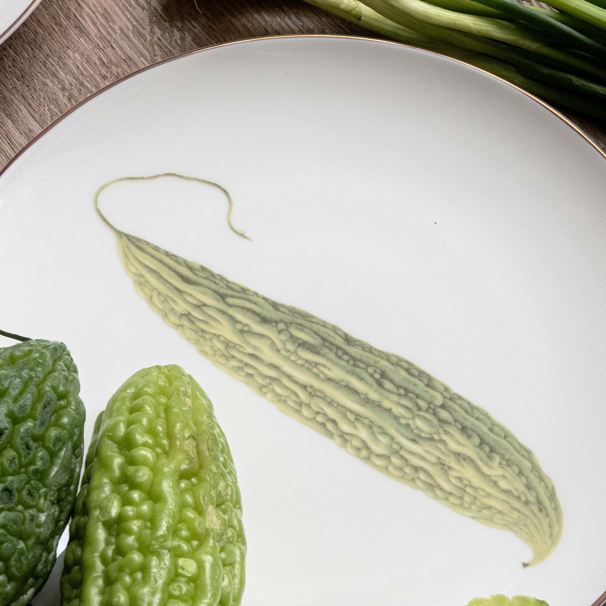 Pasar Botanica- Bittergourd 8 Inch Plate