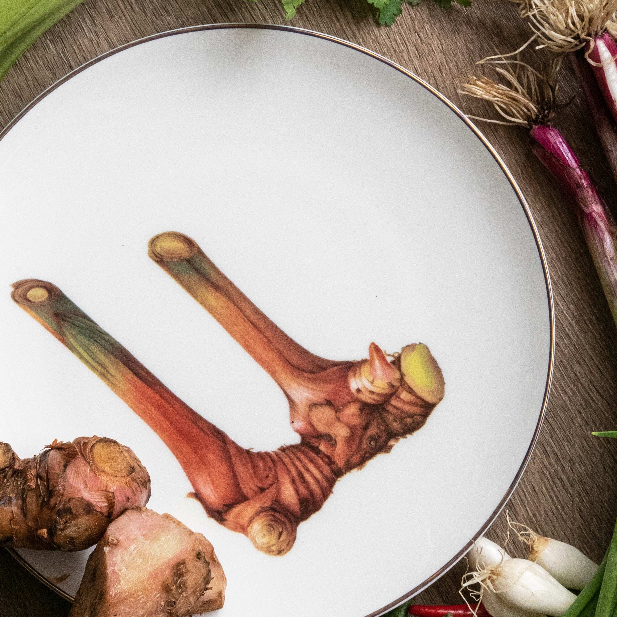 Pasar Botanica- Galangal 8 Inch Plate