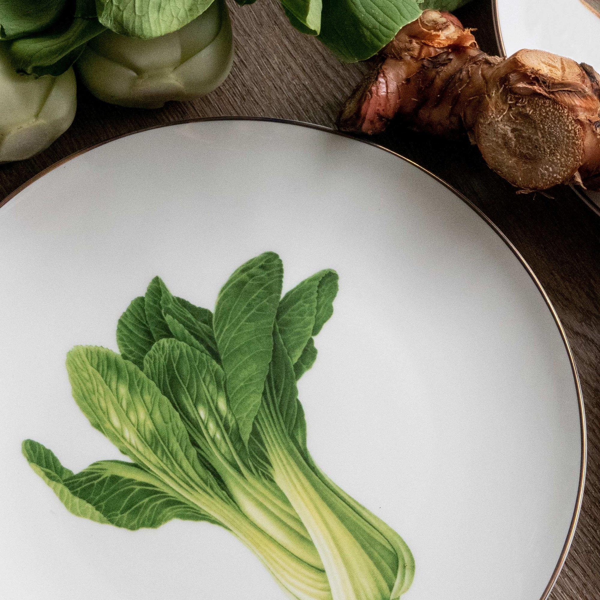 Pasar Botanica- Bokchoy 8 Inch Plate