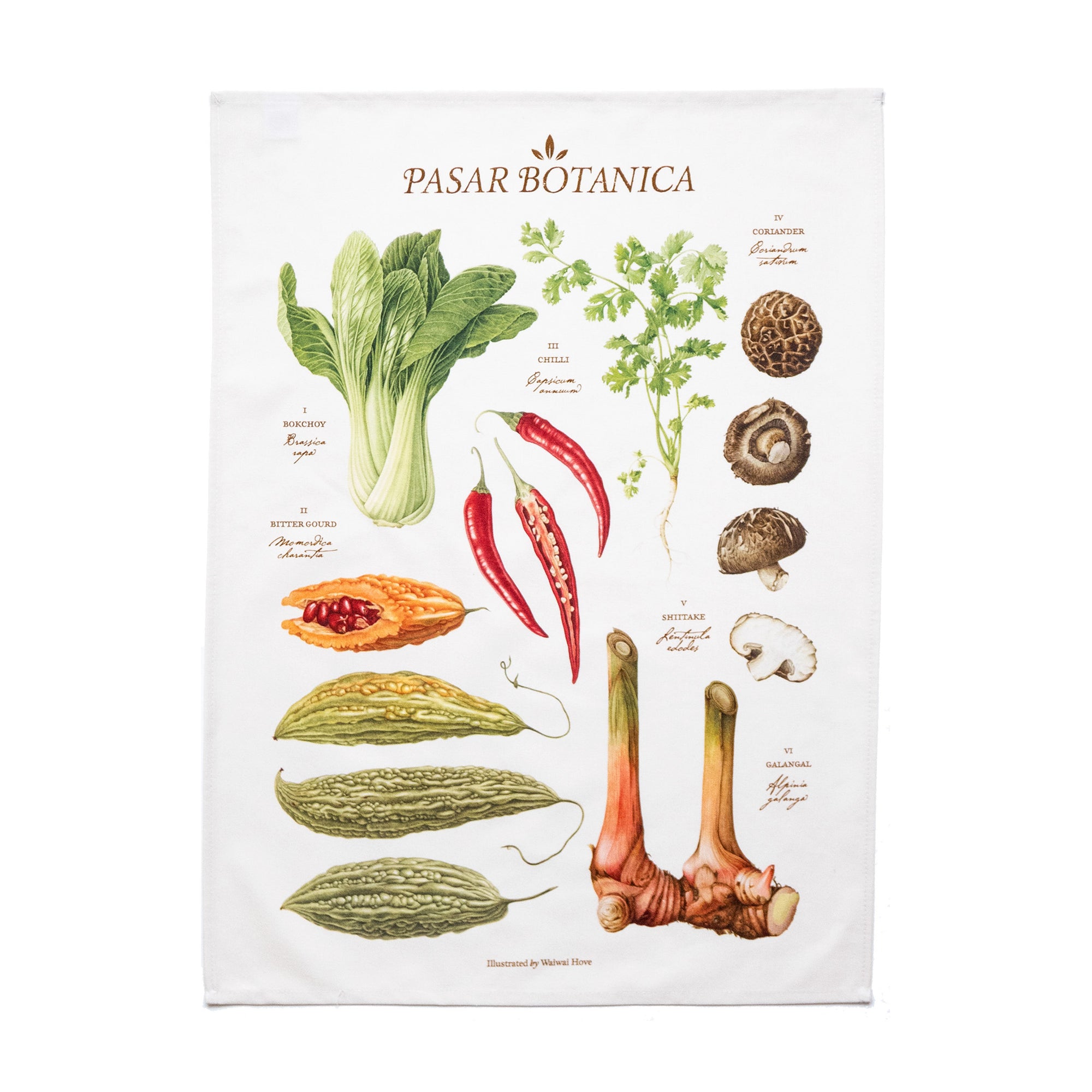Pasar Botanica- Tea Towel