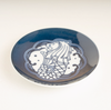 Merlion Kebaya - Blue Porcelain Sauce Dish (10.8cm)